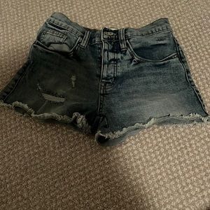 Treasure and bond kids high rise Jean shorts